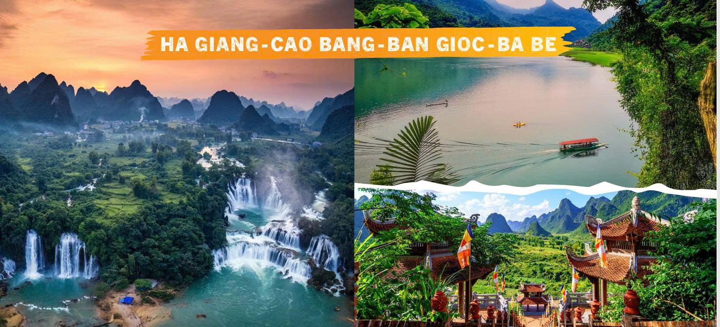 Hà Giang loop-Cao Bằng - Bản Giốc waterfall - Ba Bể Lake 5 days 4 nights